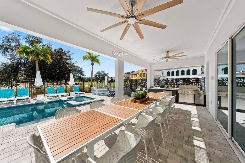 7442 GATHERING COURT, Kissimmee, FL 34747 View over Outdoor Table