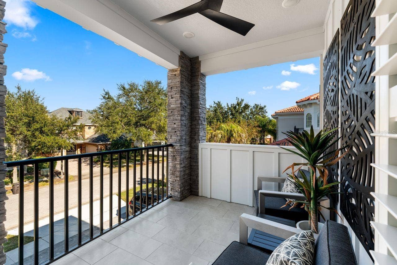 7442 GATHERING COURT, Kissimmee, FL 34747 Second Floor View of Front Elevation