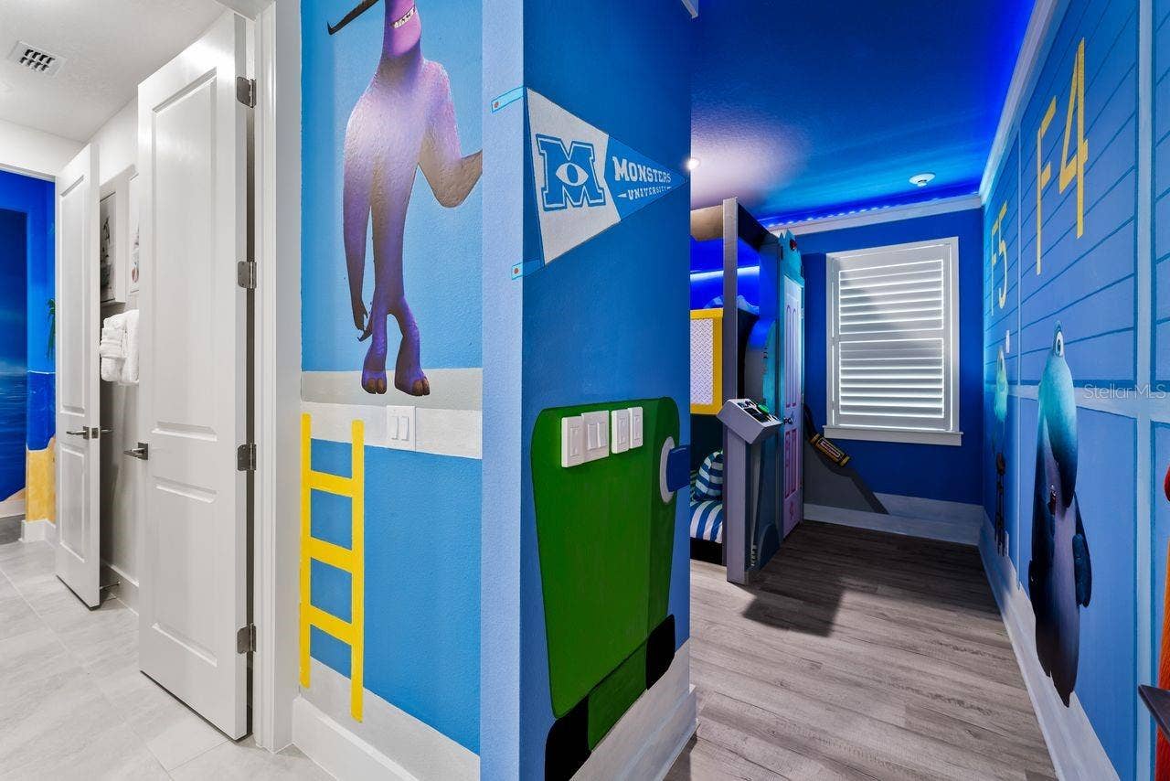 7442 GATHERING COURT, Kissimmee, FL 34747 Monster Inc. Room