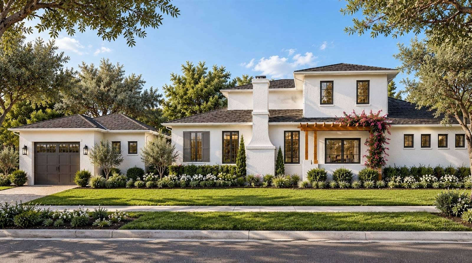 930 ENCLAVE PLACE, Winter Park, FL 32792 side view render- Lot 19