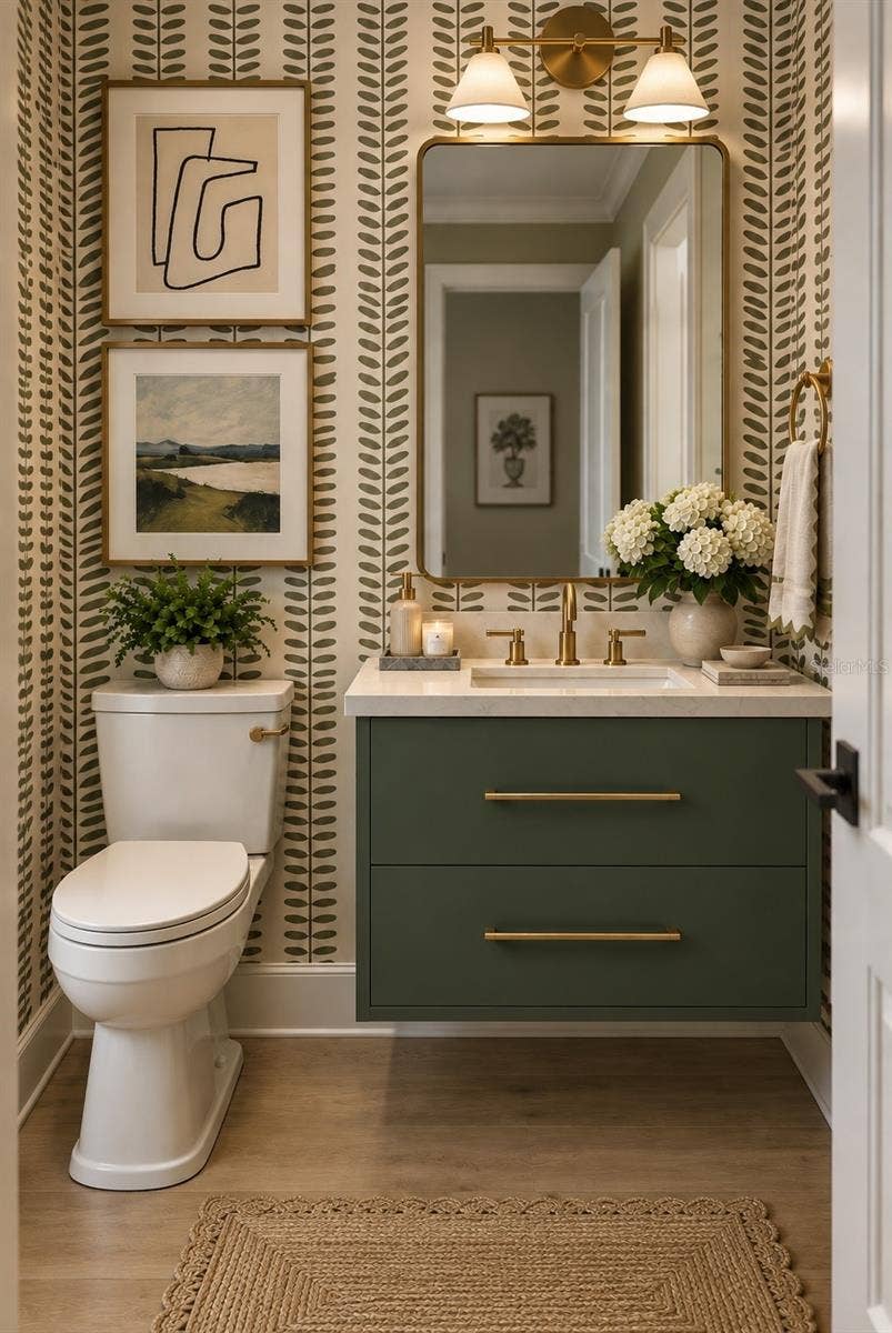 930 ENCLAVE PLACE, Winter Park, FL 32792 powder bathroom render for inspiration