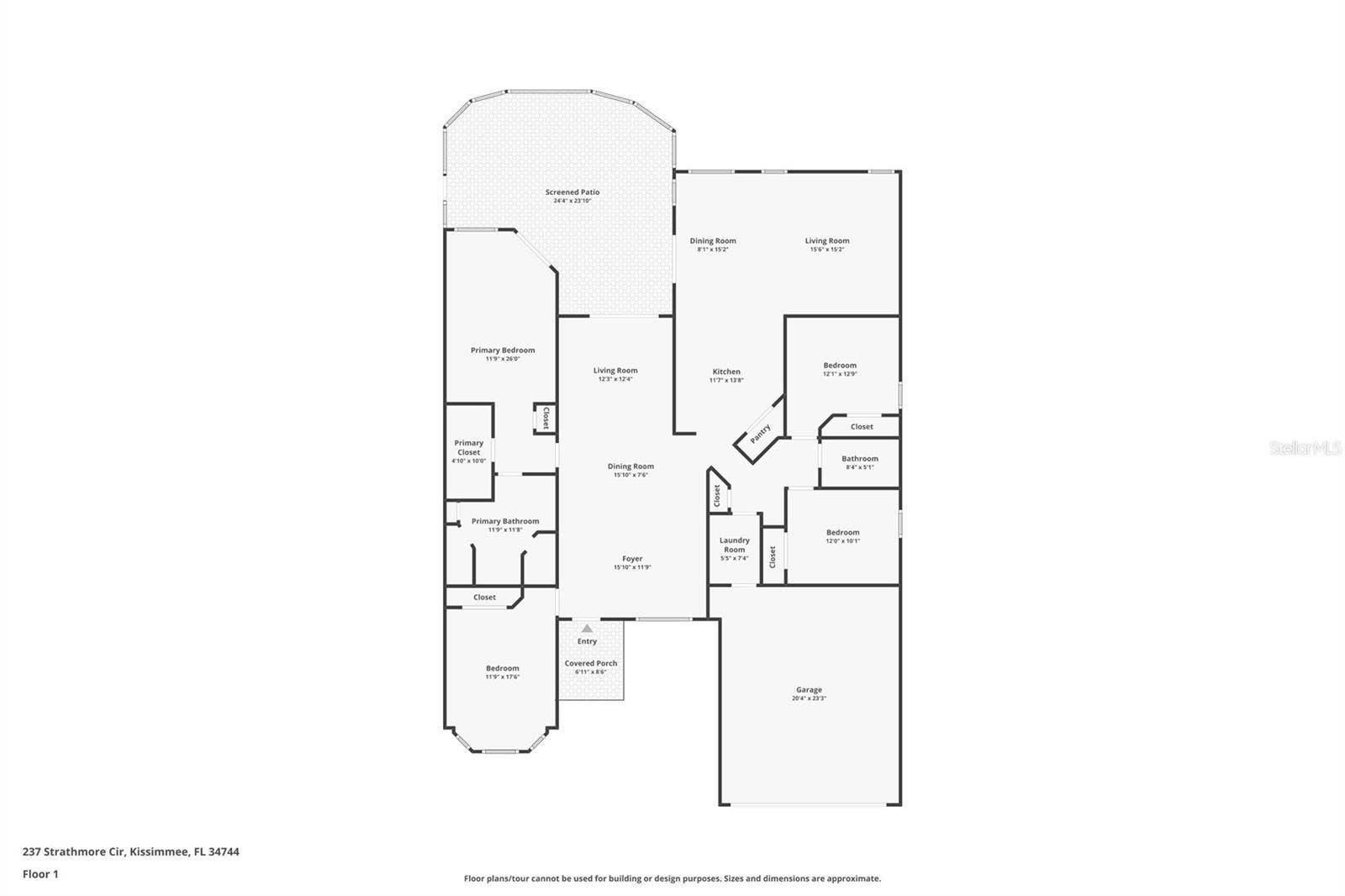 237 STRATHMORE CIRCLE, Kissimmee, FL 34744 Floor Plan