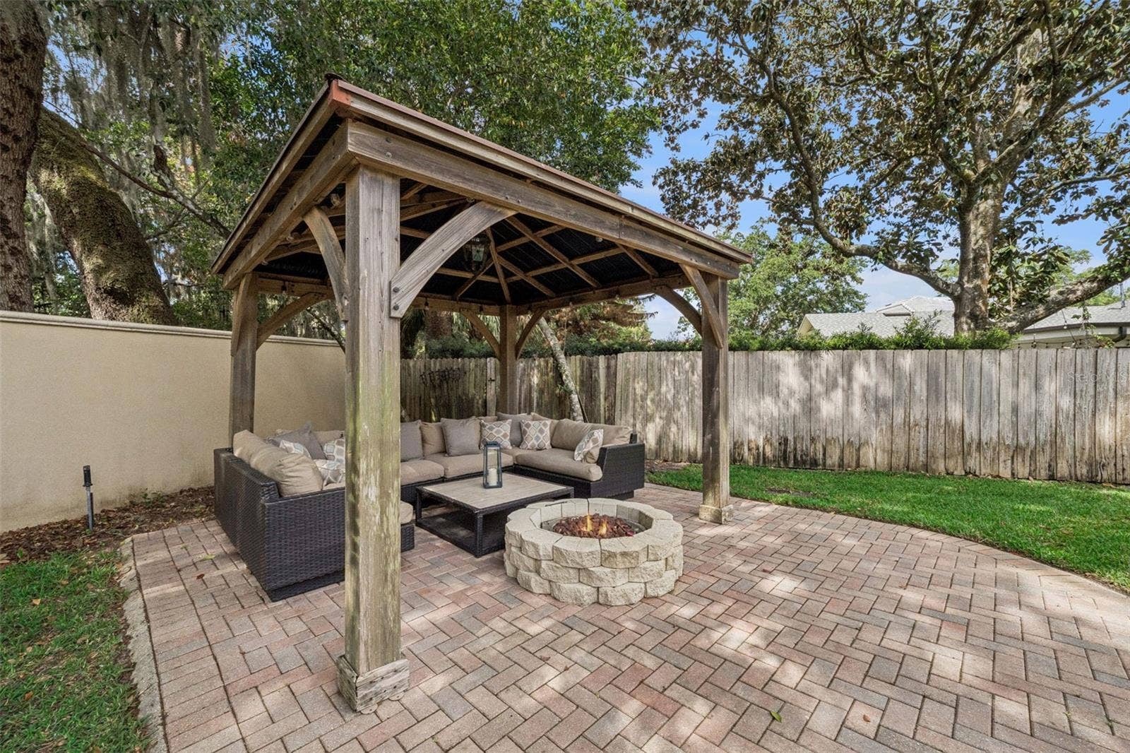 450 LAKEWOOD DRIVE, Winter Park, FL 32789 Gazebo and firepit area