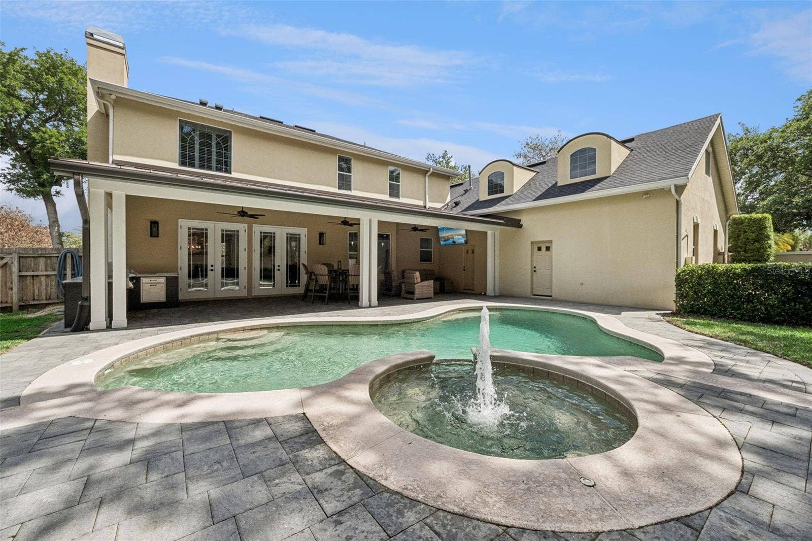450 LAKEWOOD DRIVE, Winter Park, FL 32789 Pool, jacuzzi and backyard area