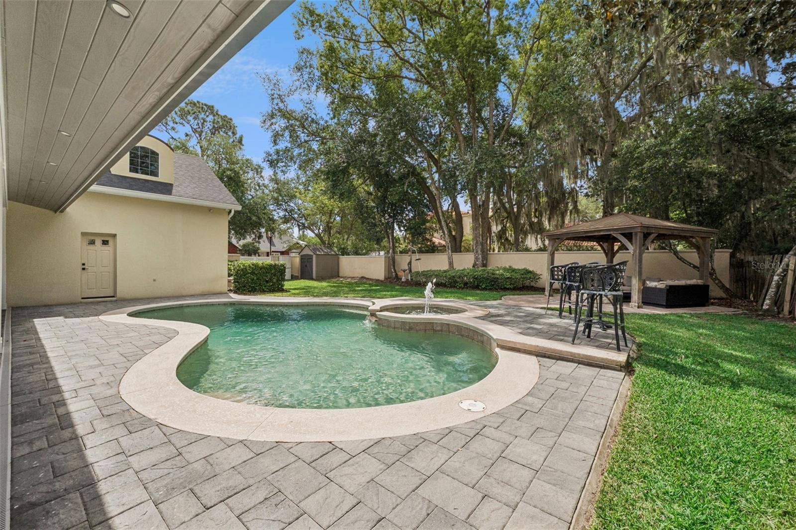 450 LAKEWOOD DRIVE, Winter Park, FL 32789 Pool and back yard area