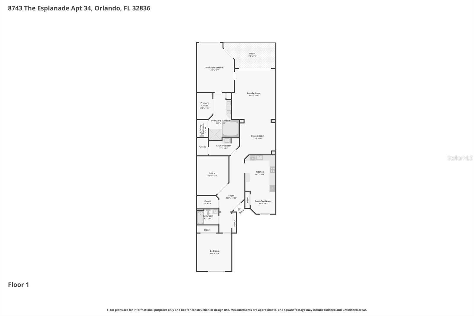 8743 THE ESPLANADE, #34, Orlando, FL 32836 8743 THE ESPLANADE, #34, Orlando, FL 32836