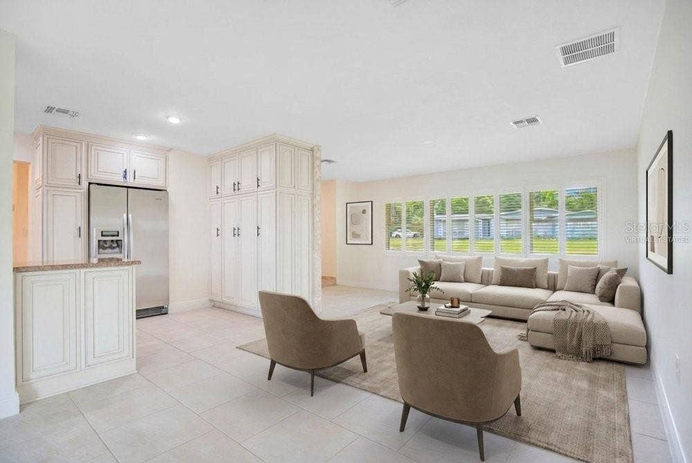 3108 TROY DRIVE, Orlando, FL 32806 Virtually Staged Family Room