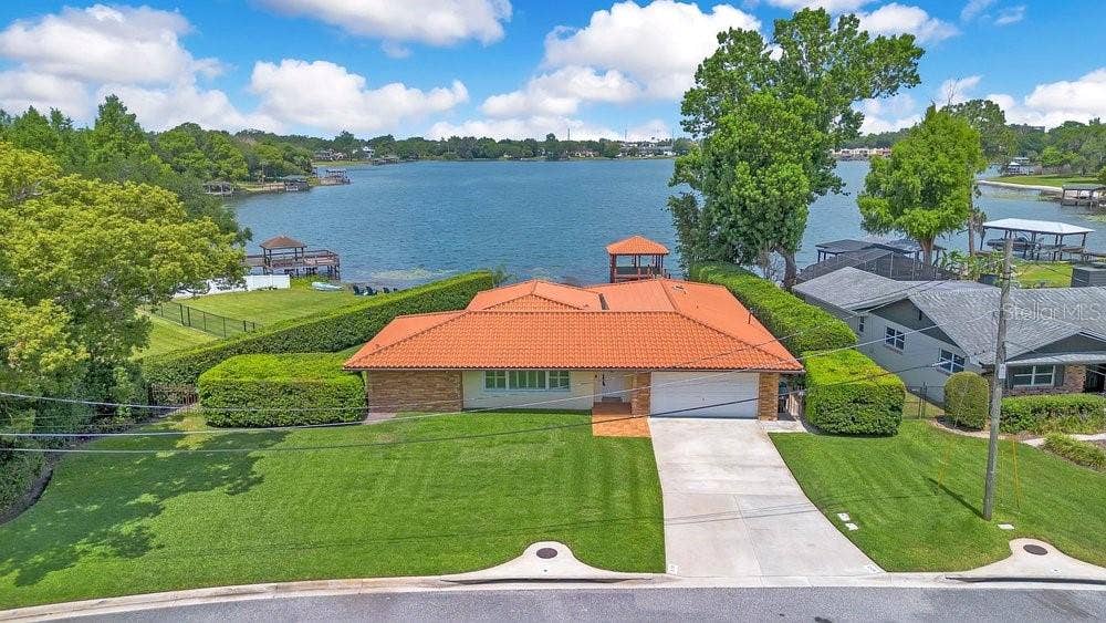 3108 TROY DRIVE, Orlando, FL 32806 Drone Front Exterior