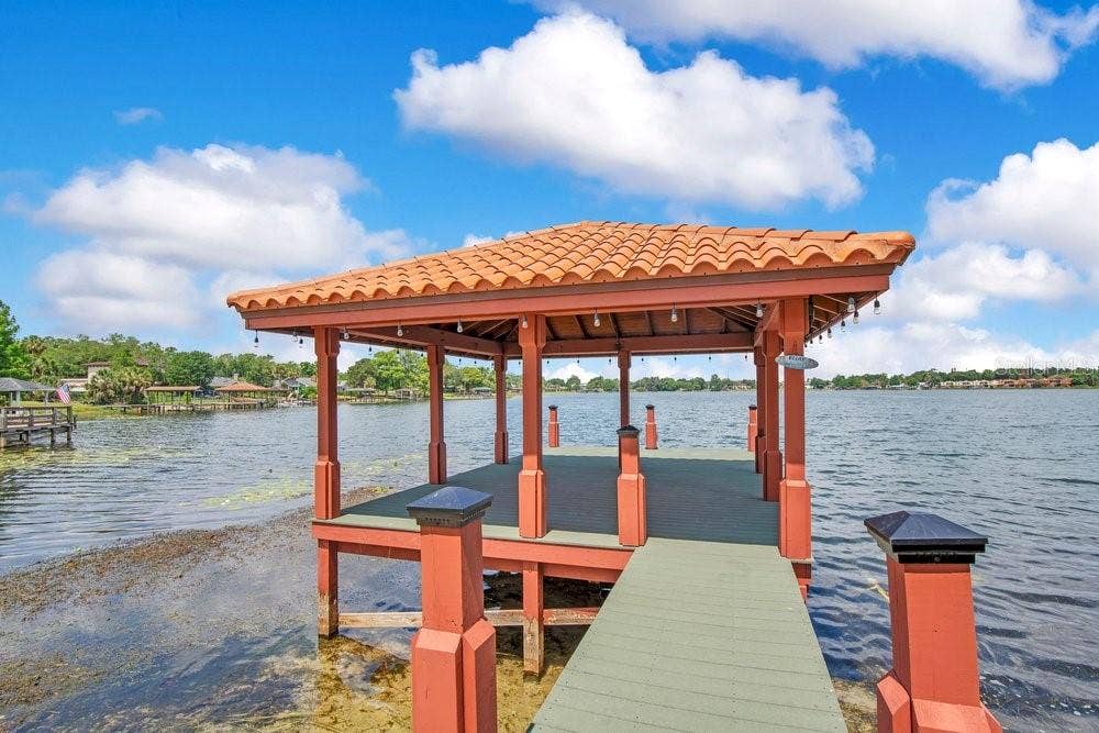 3108 TROY DRIVE, Orlando, FL 32806 Dock Facing West