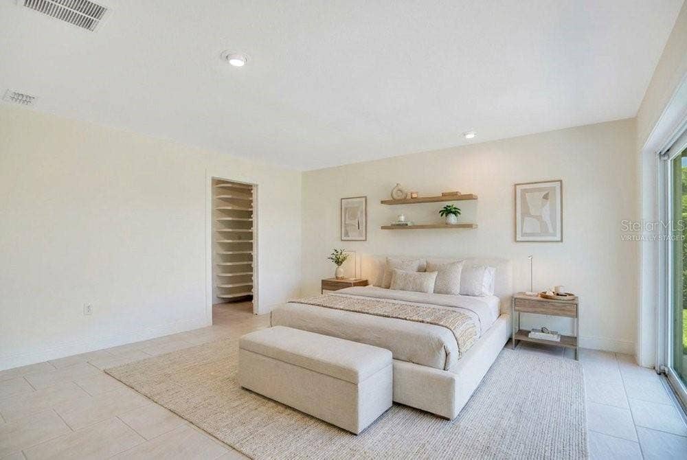 3108 TROY DRIVE, Orlando, FL 32806 Virtually Staged Primary Bedroom