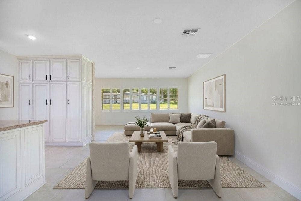 3108 TROY DRIVE, Orlando, FL 32806 Virtually Staged Family Room