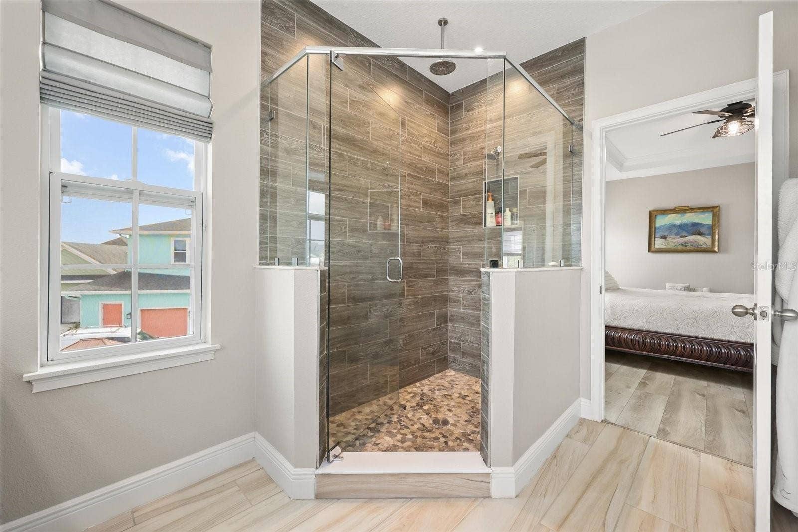 13358 BEEBE ALLEY, Orlando, FL 32827 Primary bedroom walk-in shower