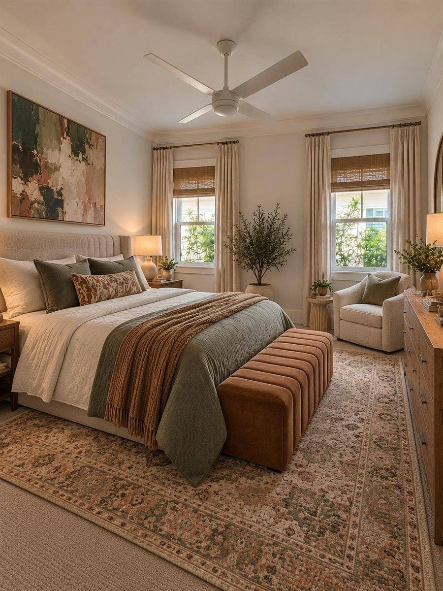 Virtually Staged Bedroom 2