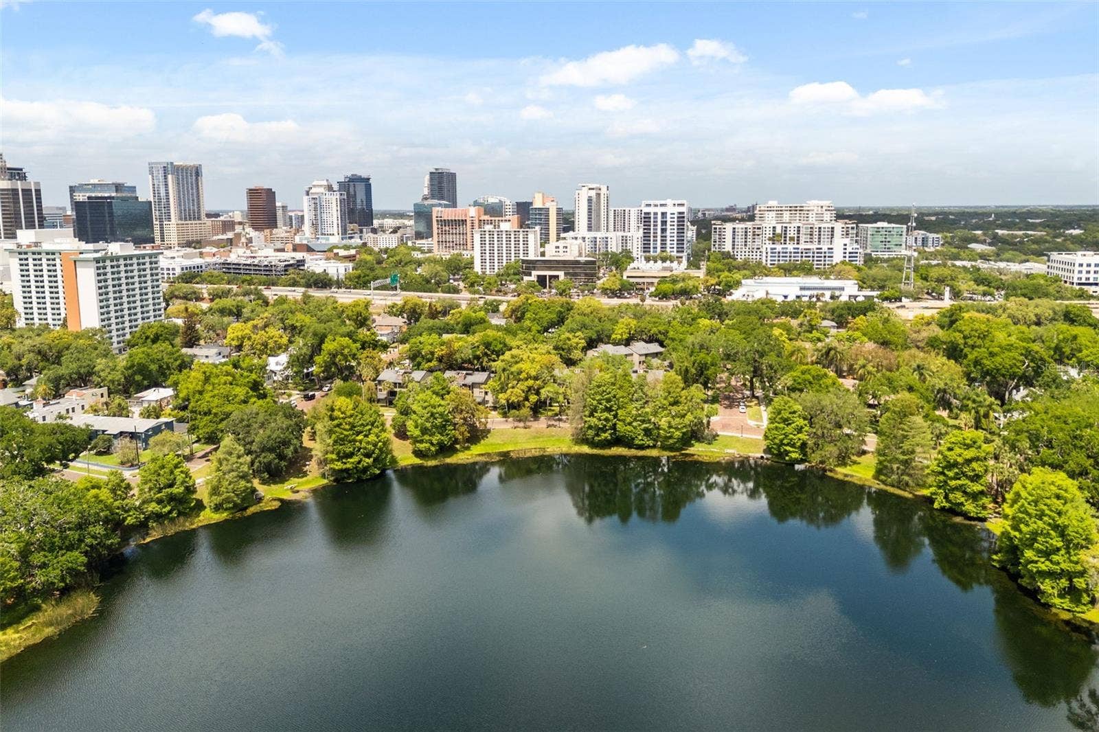 548 S OSCEOLA AVENUE, Orlando, FL 32801 aerial view of lake cherokee