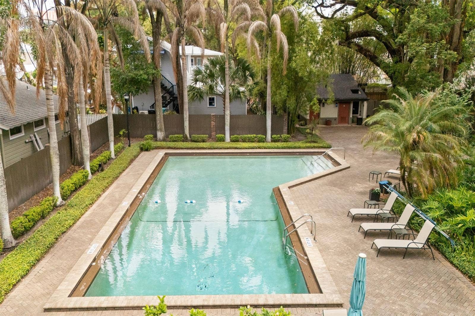 548 S OSCEOLA AVENUE, Orlando, FL 32801 resort style community pool, you can see this view from deck on 2nd floor.