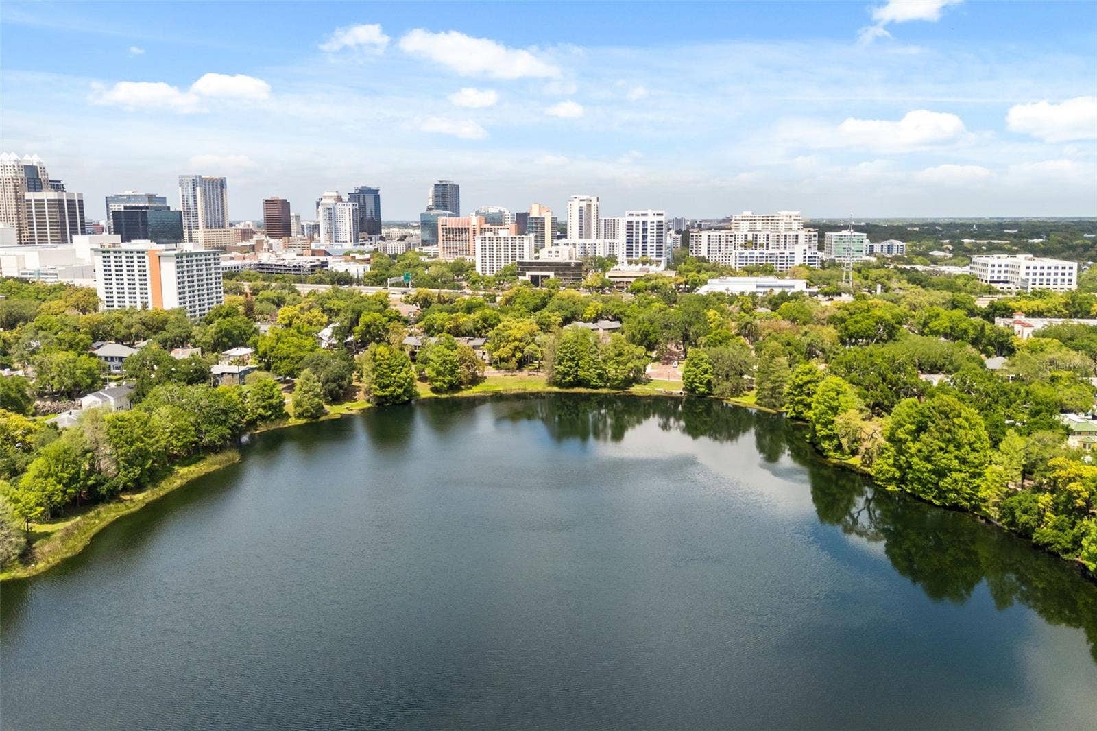 548 S OSCEOLA AVENUE, Orlando, FL 32801 aerial view of lake cherokee