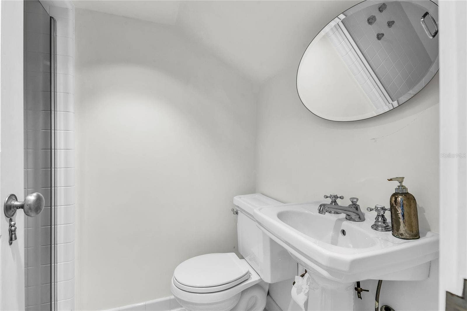 Original maid's quarters can be accessed off the primary suite or has an exterior entrance- includes bathroom and laundry