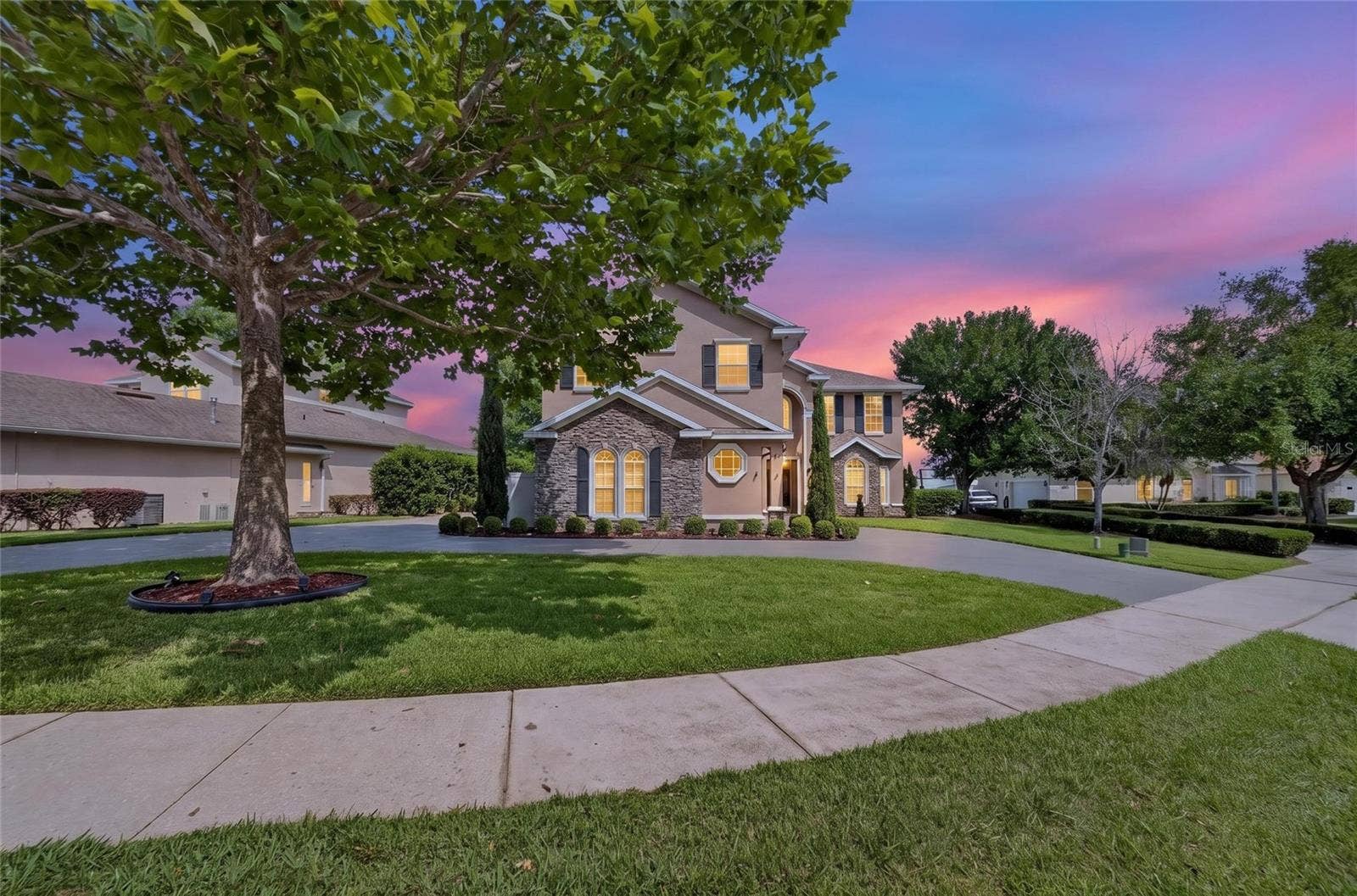 279 ZACHARY WADE STREET, Winter Garden, FL 34787 Beautiful stampcrete circular driveway