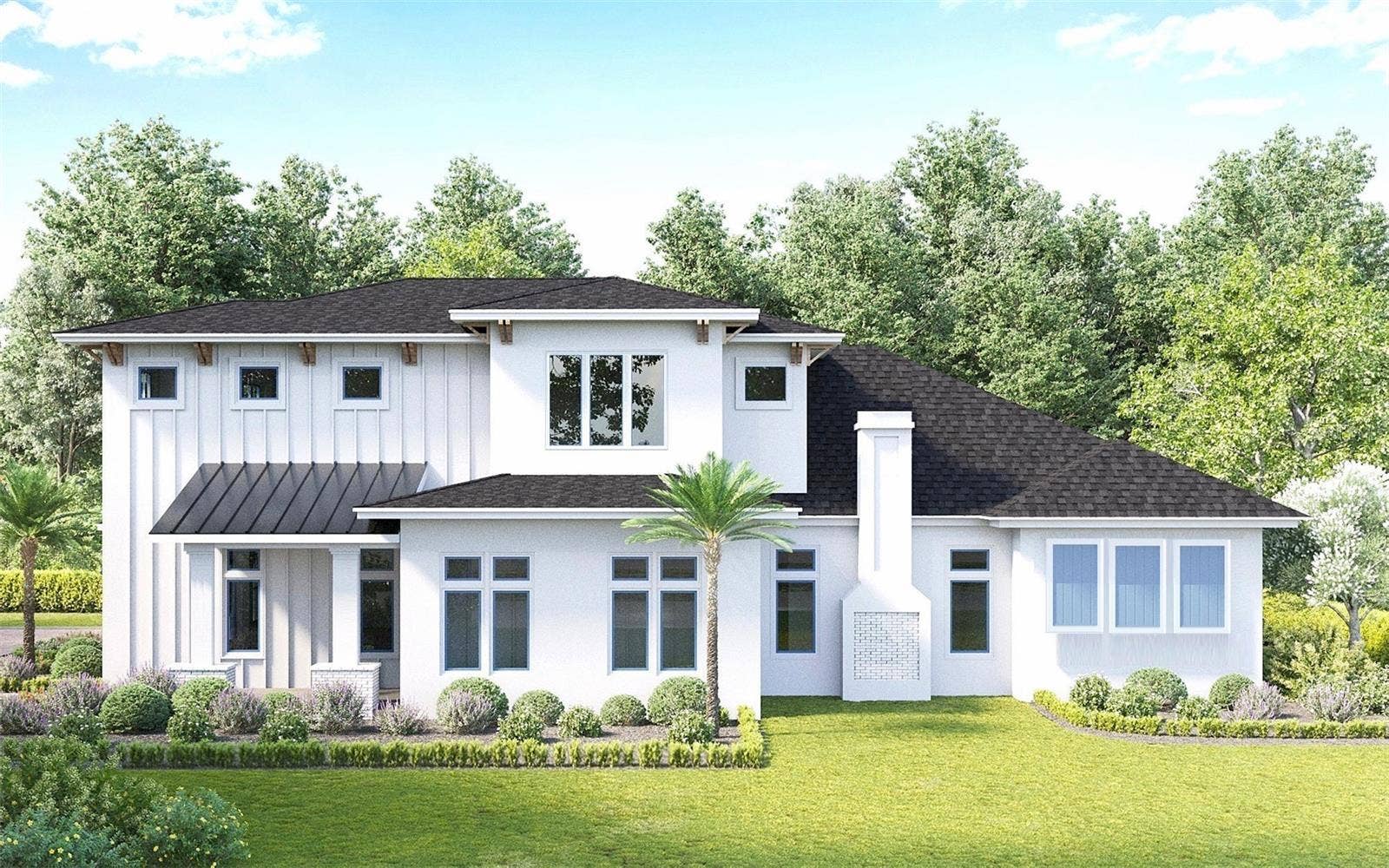 938 ENCLAVE PLACE, Winter Park, FL 32792 Lot 20 side rendering for inspiration