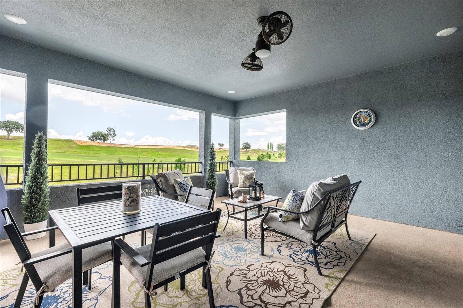 16136 VOLTERRA POINT, Bella Collina, FL 34756 Upstairs covered porch overlooking golf course