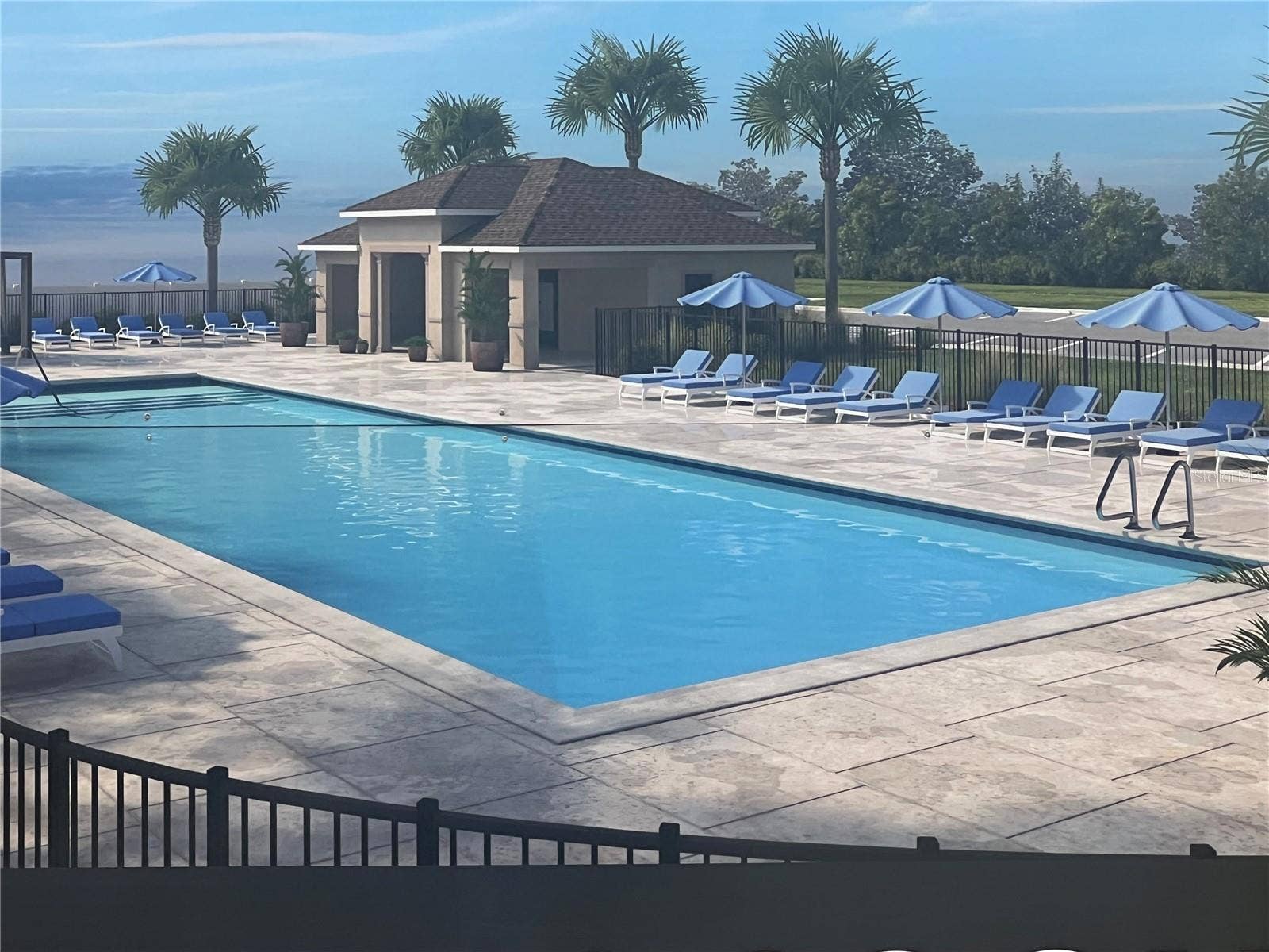 392 OAK FLAT ALLEY, Groveland, FL 34736 Community Pool Rendering