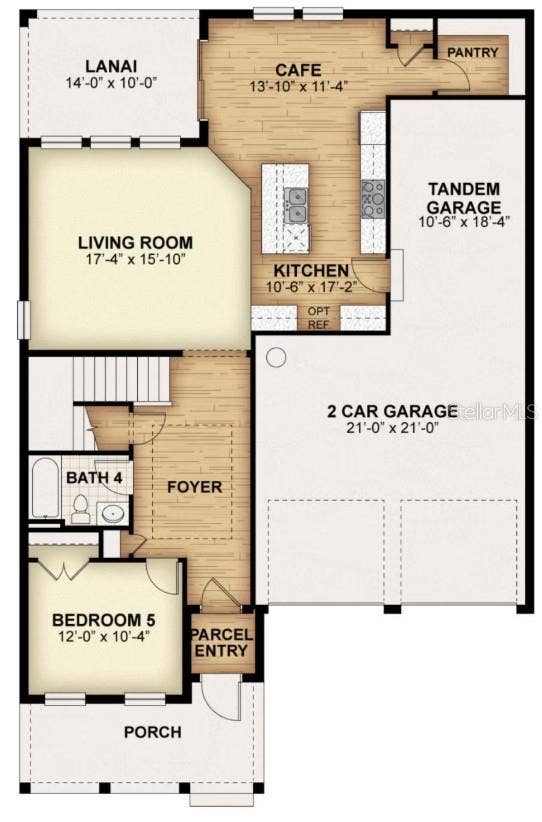 17422 HONEYBELL TANGELO COURT, Winter Garden, FL 34787 First floor