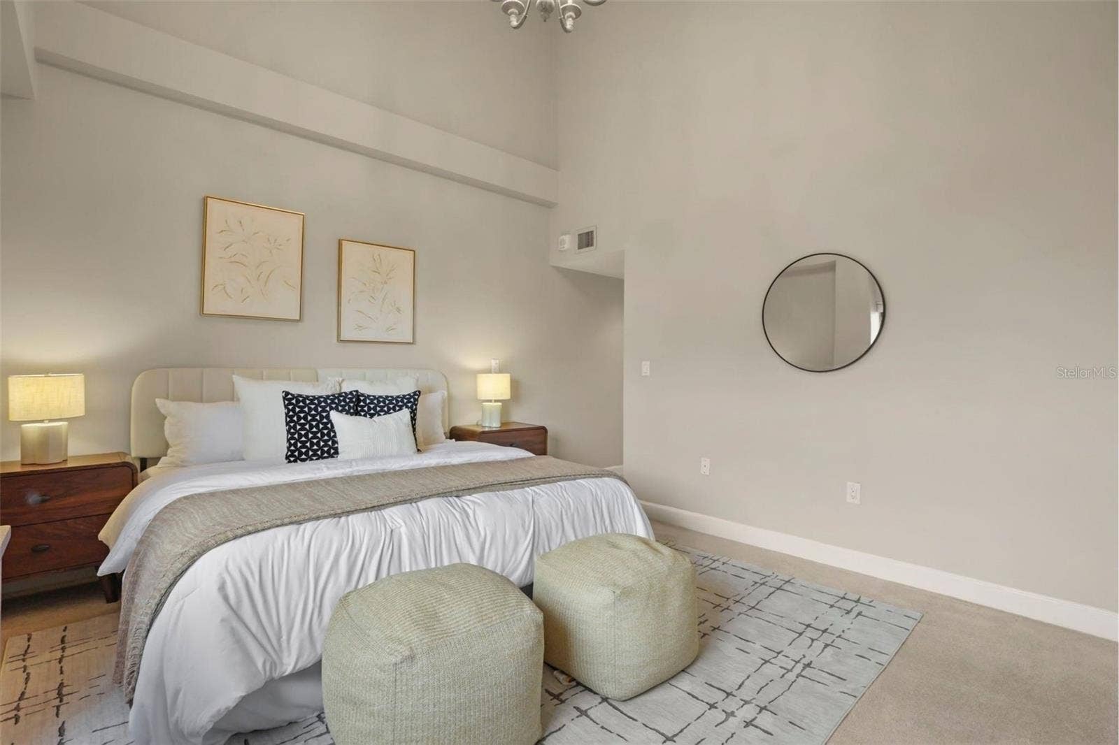 300 CAROLINA AVENUE, #402C, Winter Park, FL 32789 Vaulted ceilings continue to the primary suite in an expansive layout.
