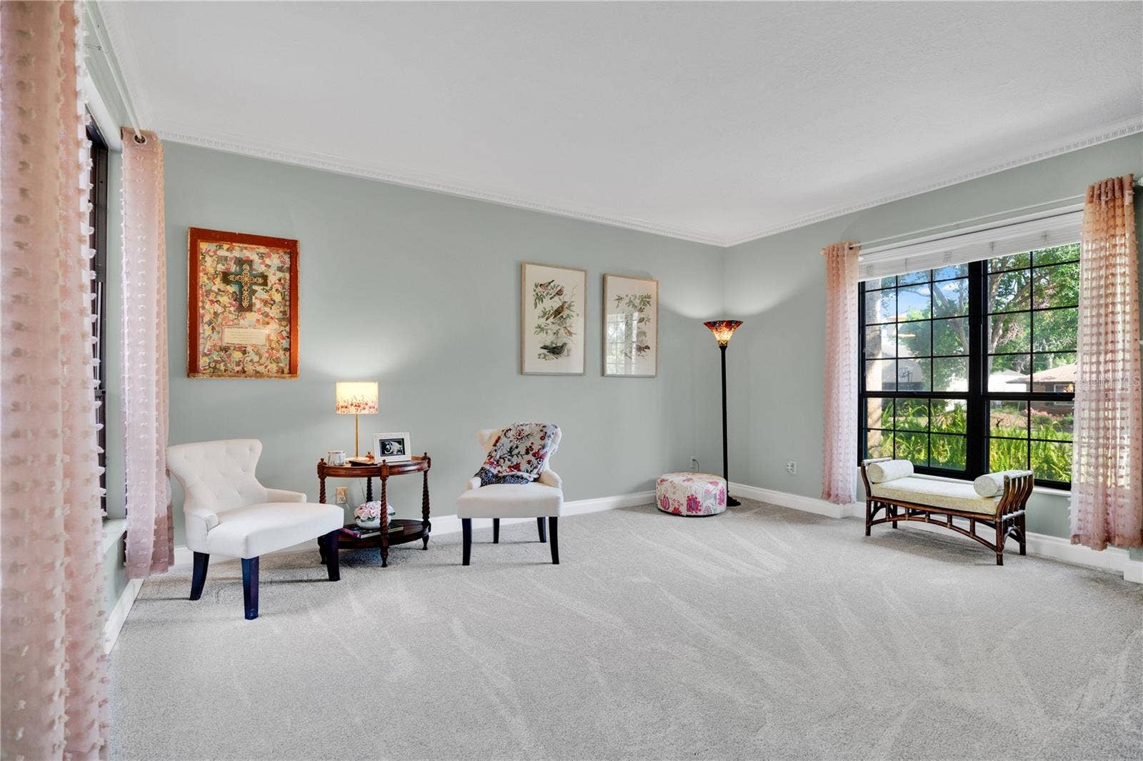 1367 CAMPBELL STREET, Orlando, FL 32806 Fresh carpet in the family room.
