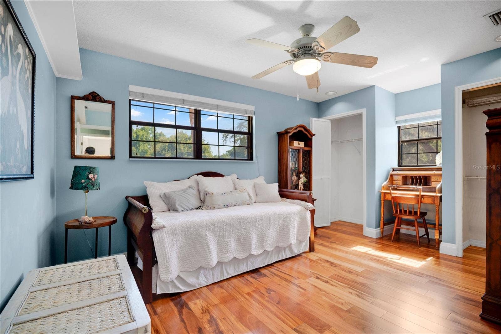 1367 CAMPBELL STREET, Orlando, FL 32806 Bedroom number three on the second floor with desk alcove.
