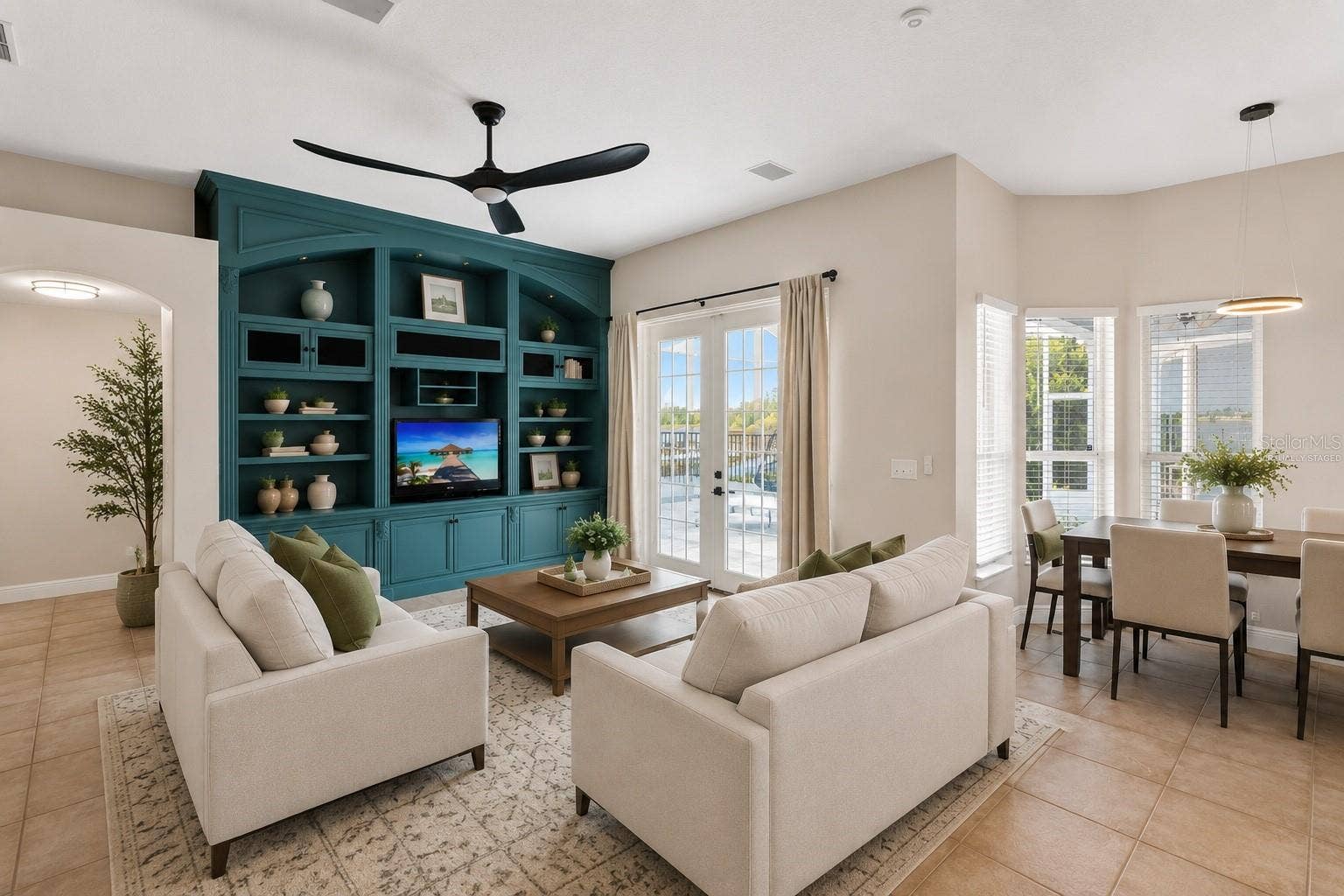 10273 COVE LAKE DRIVE, Orlando, FL 32836 Virtually Staged Family Room