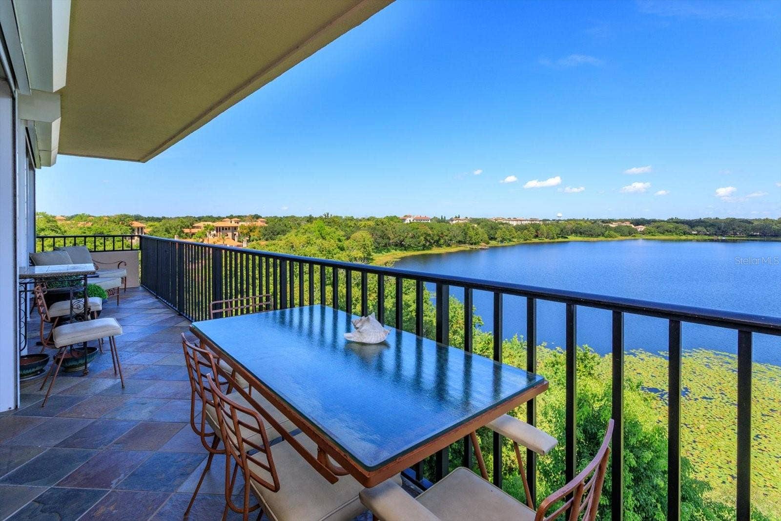 7550 HINSON STREET, #6A, Orlando, FL 32819 living area view from balcony