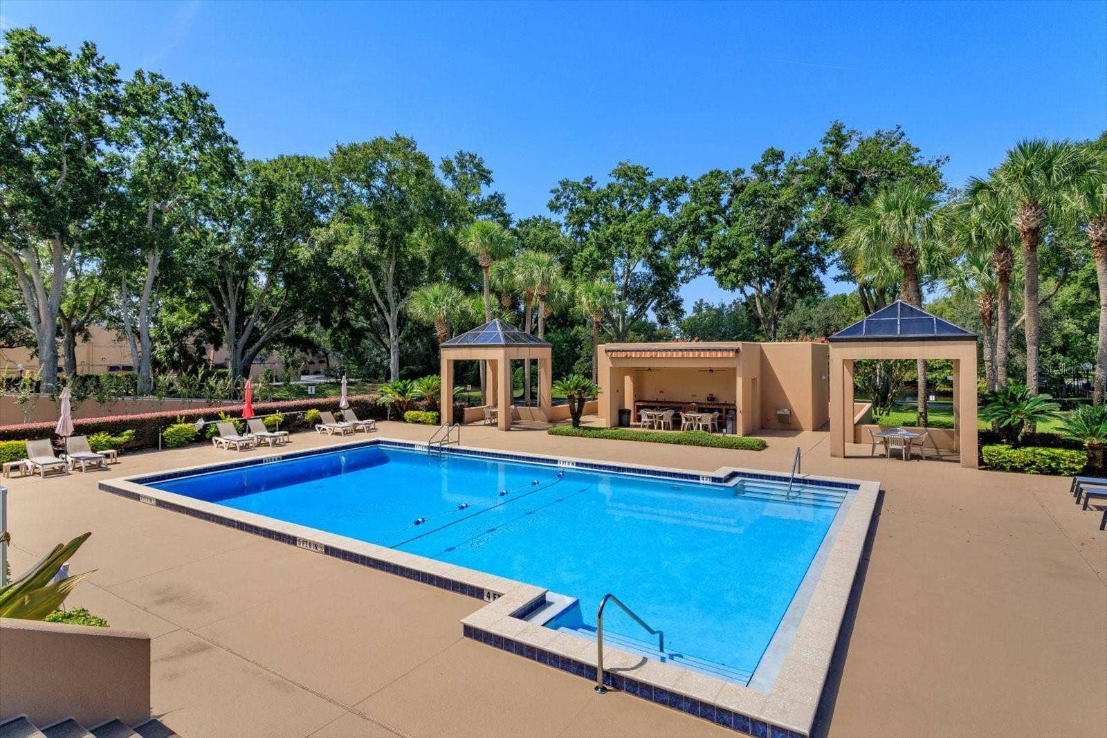 7550 HINSON STREET, #6A, Orlando, FL 32819 pool and cabanas
