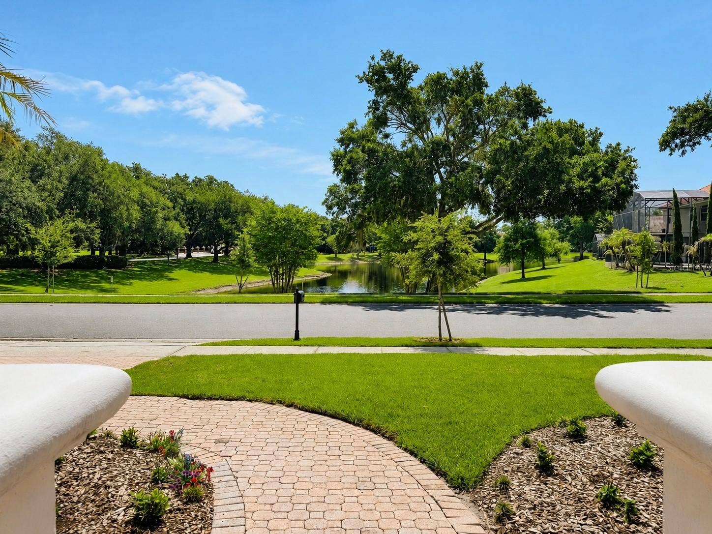 8814 PHILLIPS BAY DRIVE, Orlando, FL 32836 Front Pond View