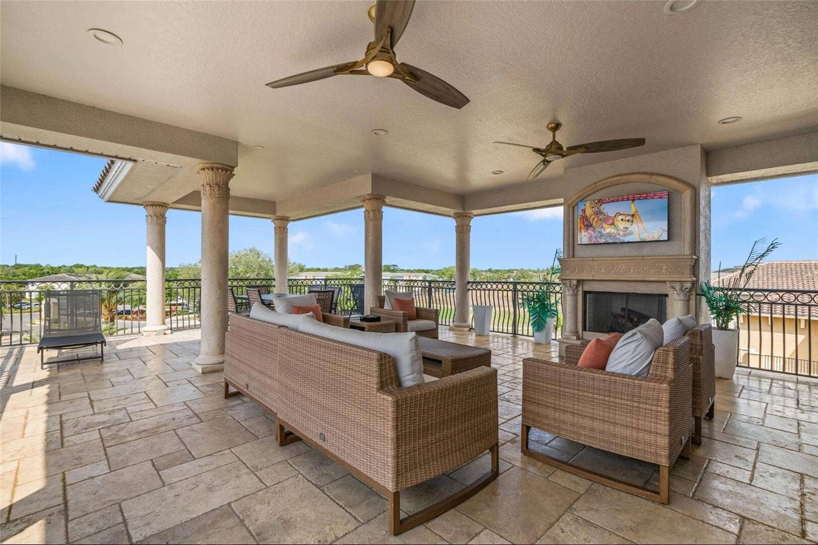 304 MUIRFIELD LOOP, Reunion, FL 34747 3rd story Party Deck with incredible golf views & Fireplace!