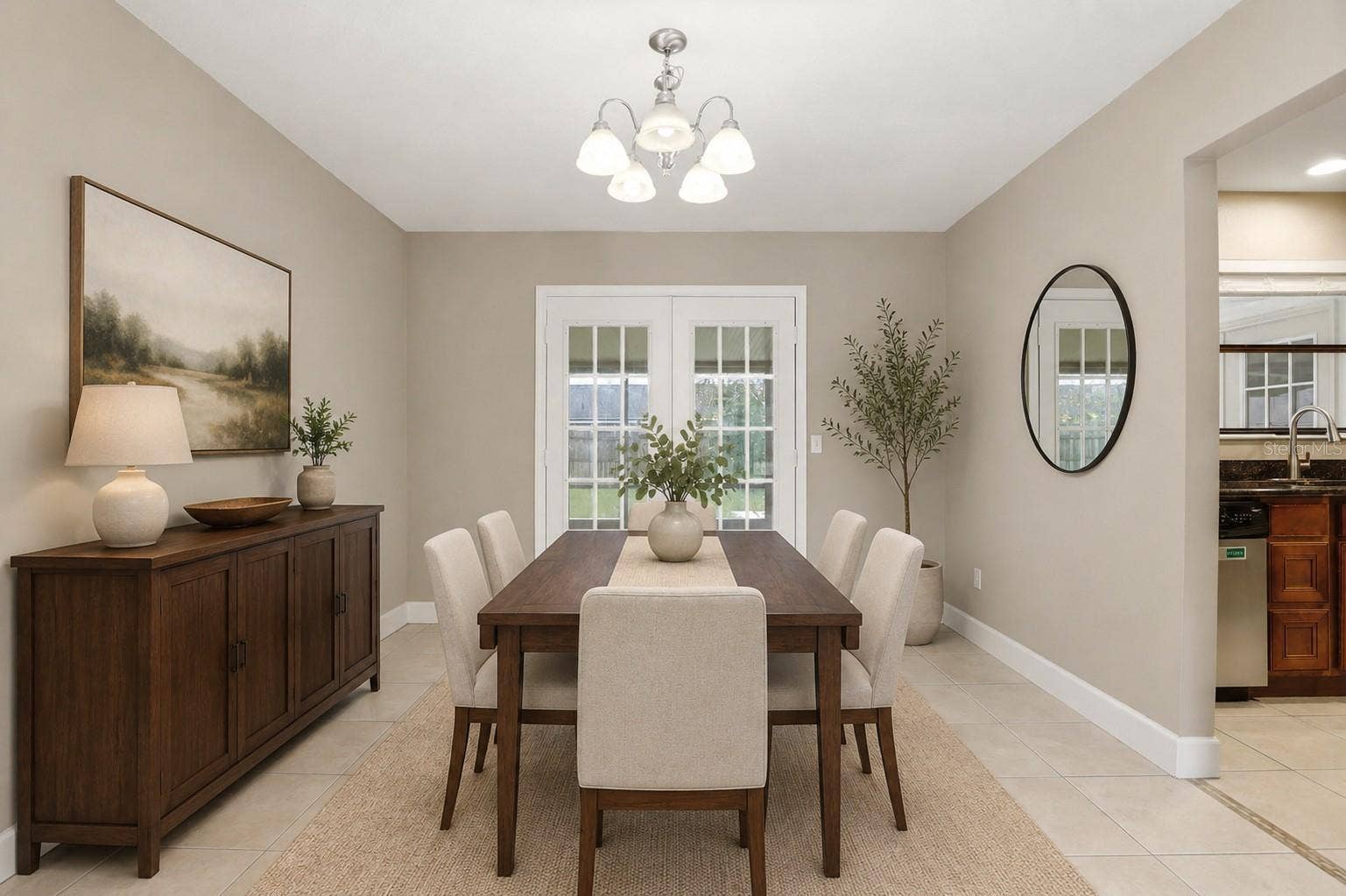 7320 WETHERSFIELD DRIVE, Orlando, FL 32819 Virtually Stagged Dining Room