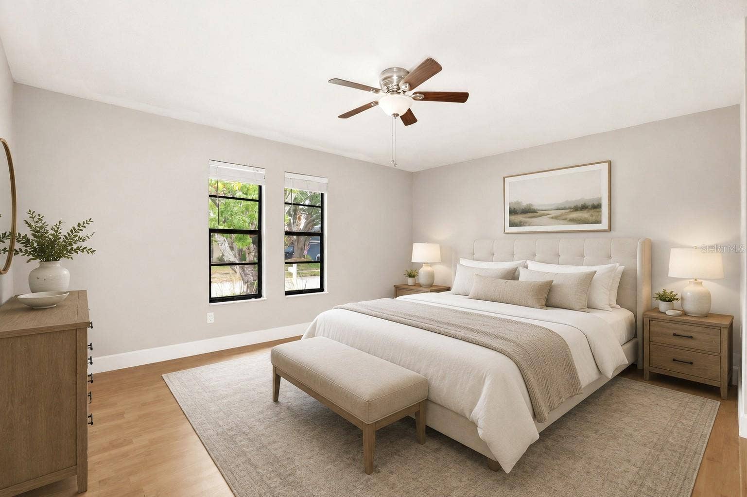 7320 WETHERSFIELD DRIVE, Orlando, FL 32819 Virtually Stagged Primary Bedroom