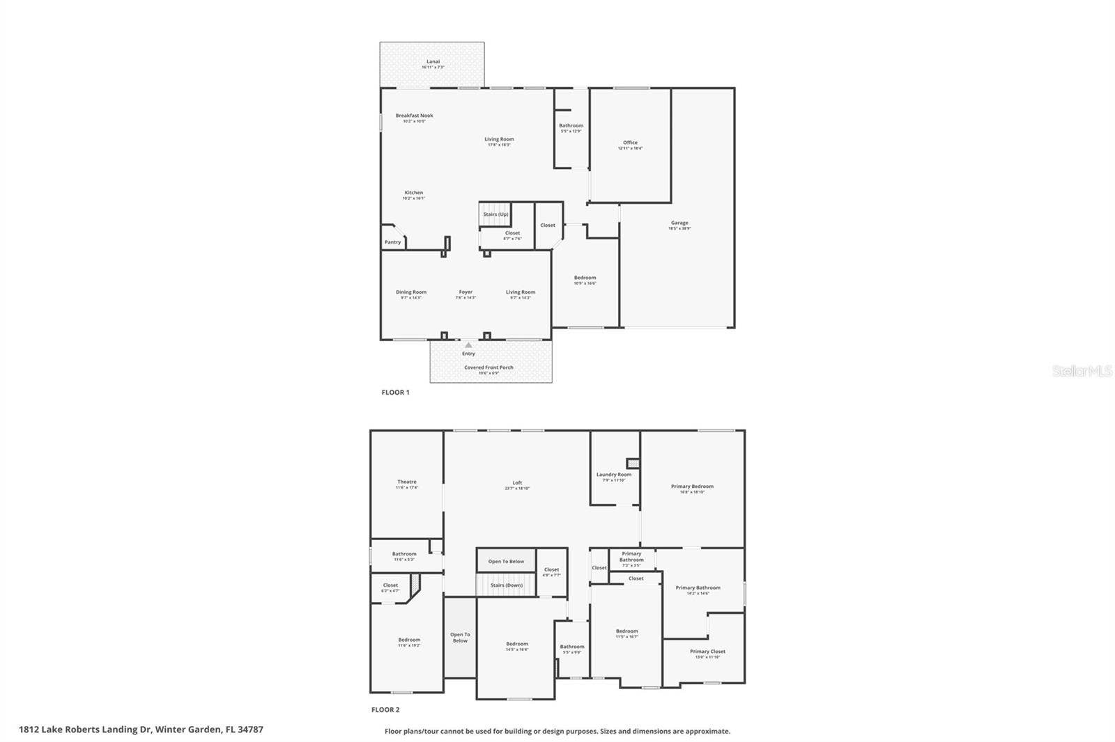 1812 LAKE ROBERTS LANDING DRIVE, Winter Garden, FL 34787 1812 LAKE ROBERTS LANDING DRIVE, Winter Garden, FL 34787