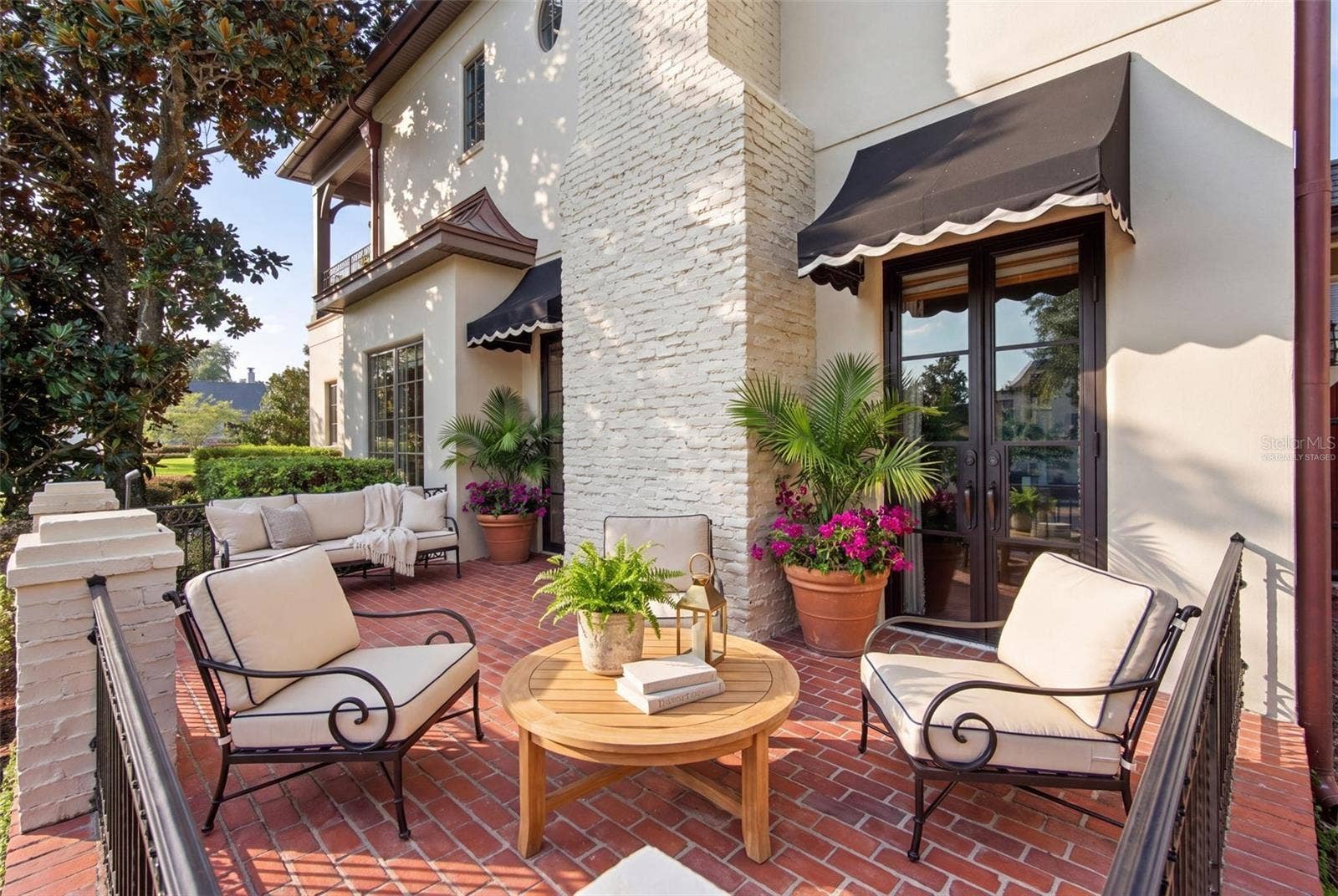 2228 AZALEA PLACE, Winter Park, FL 32789 side patio virtually staged