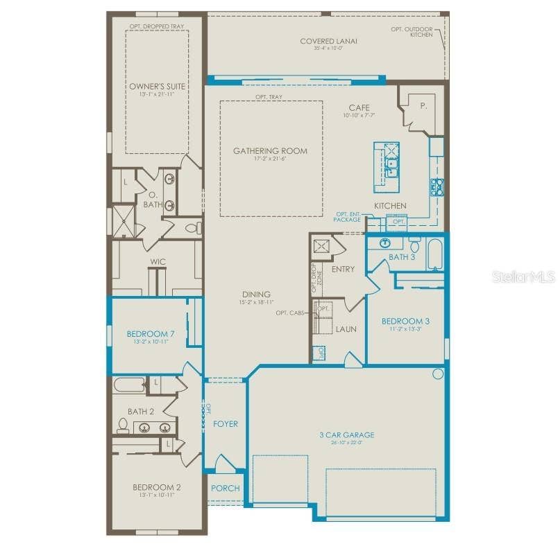 5237 HANDSOME HILLS DRIVE, Mount Dora, FL 32757 Floor Plan - Floor One