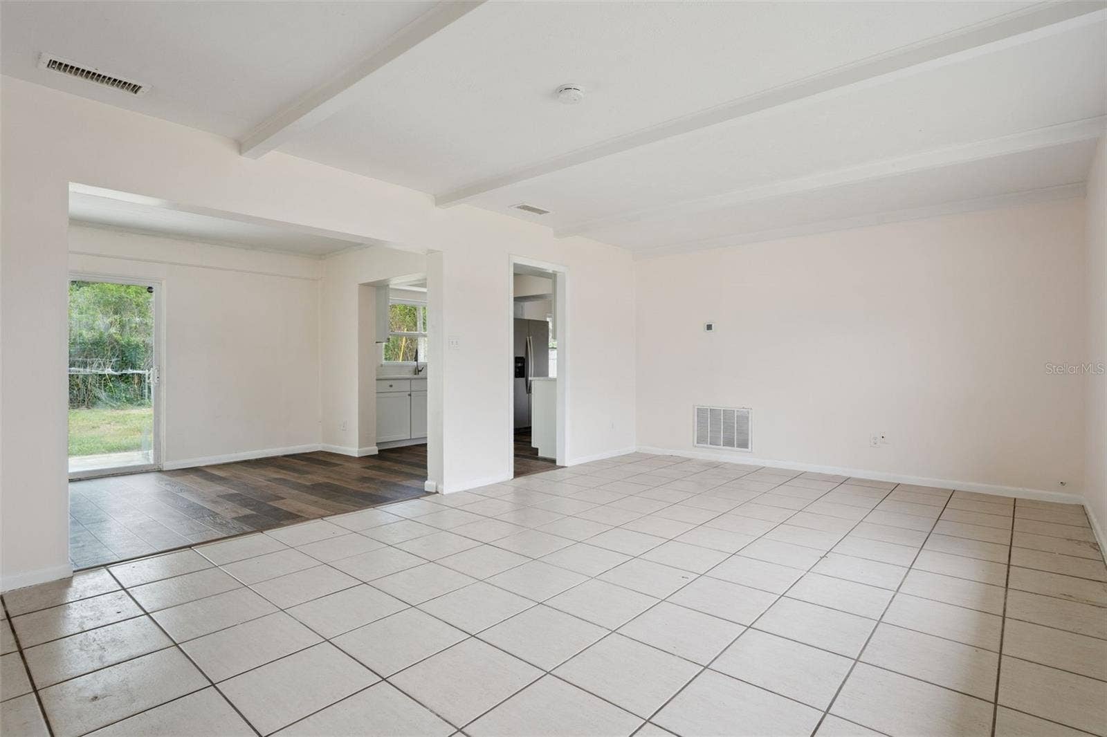 Living Room View to Flex Space