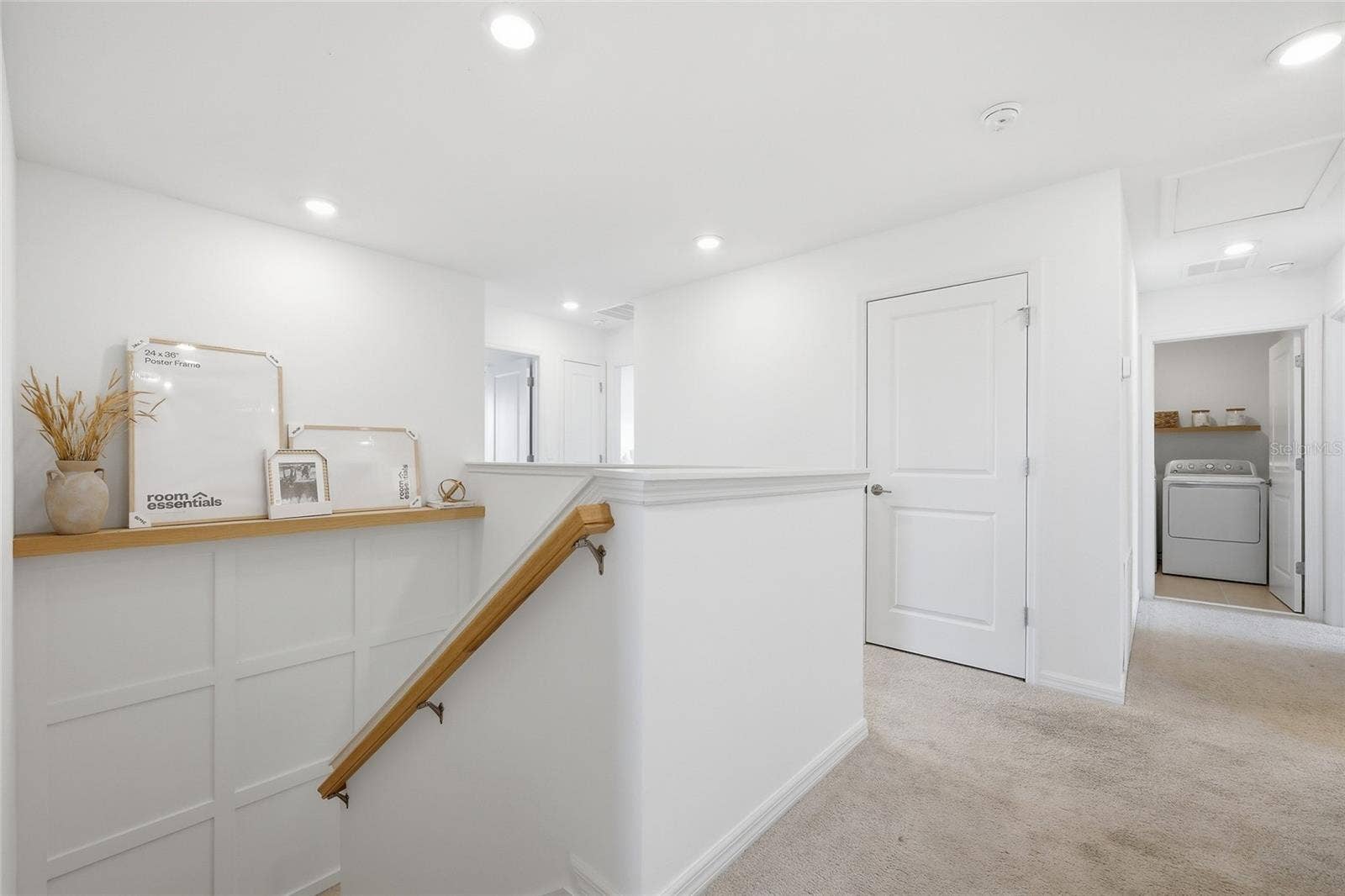 Upstairs Landing and Laundry Room