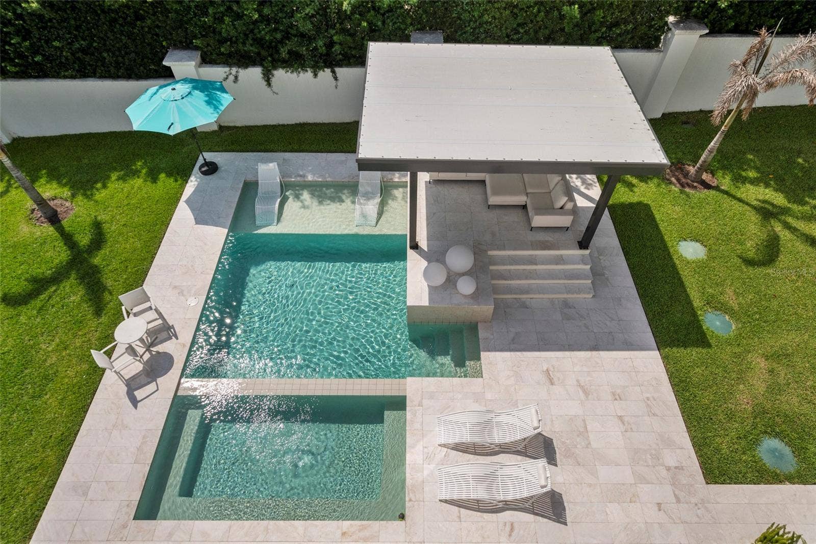 9061 RON DEN LANE, Windermere, FL 34786 POOL AREA FROM ABOVE