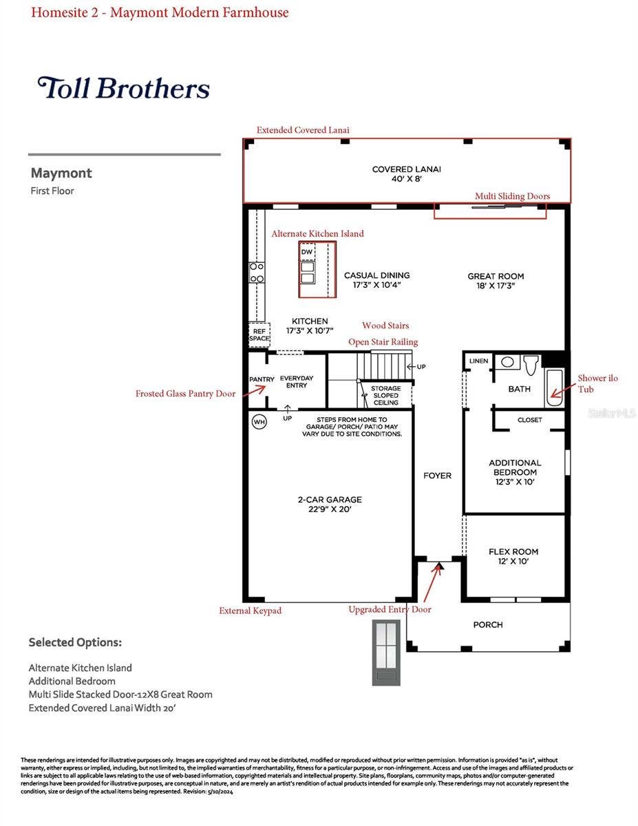 1766 PINECLIFF LANE, Apopka, FL 32703 Floor plan - 1st floor