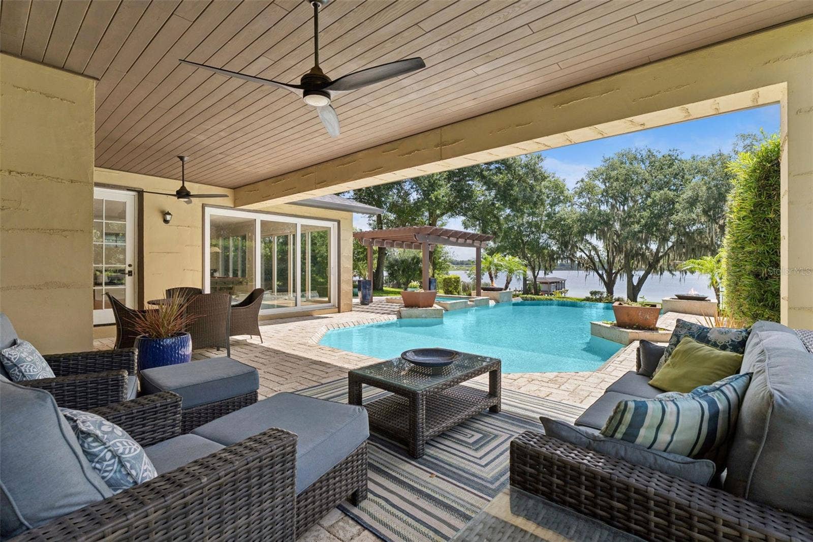 1629 HEMPEL AVENUE, Windermere, FL 34786 Cypress paneled lanai to enjoy the outside without the sun