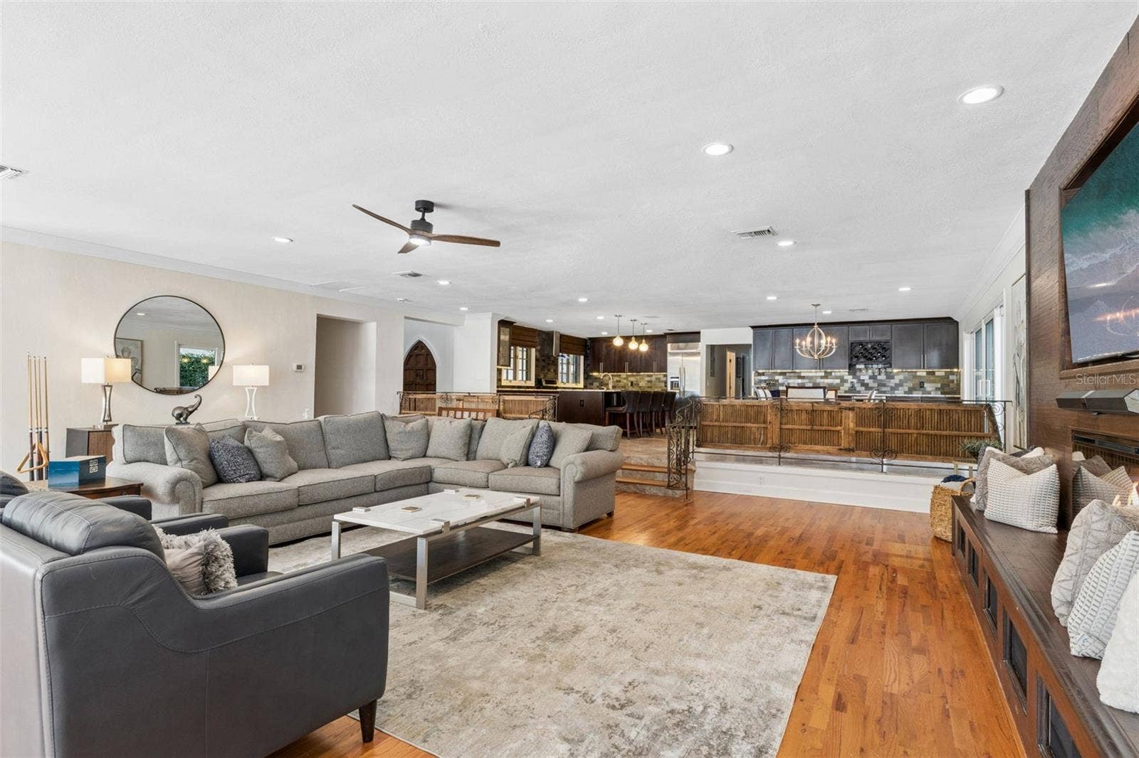1629 HEMPEL AVENUE, Windermere, FL 34786 Great Space for the watching the Big Game and able to connect with guests in the kitchen and dining area