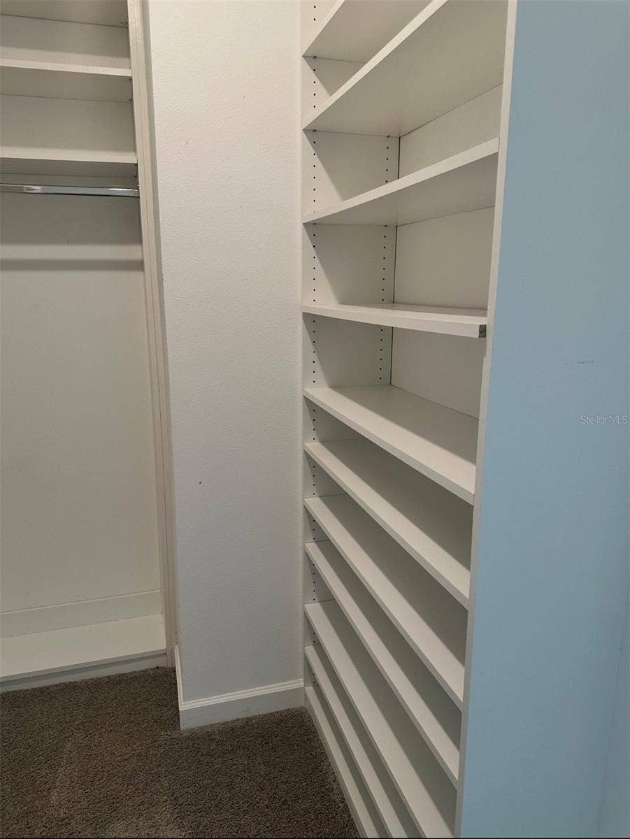 walk in master with closet system
