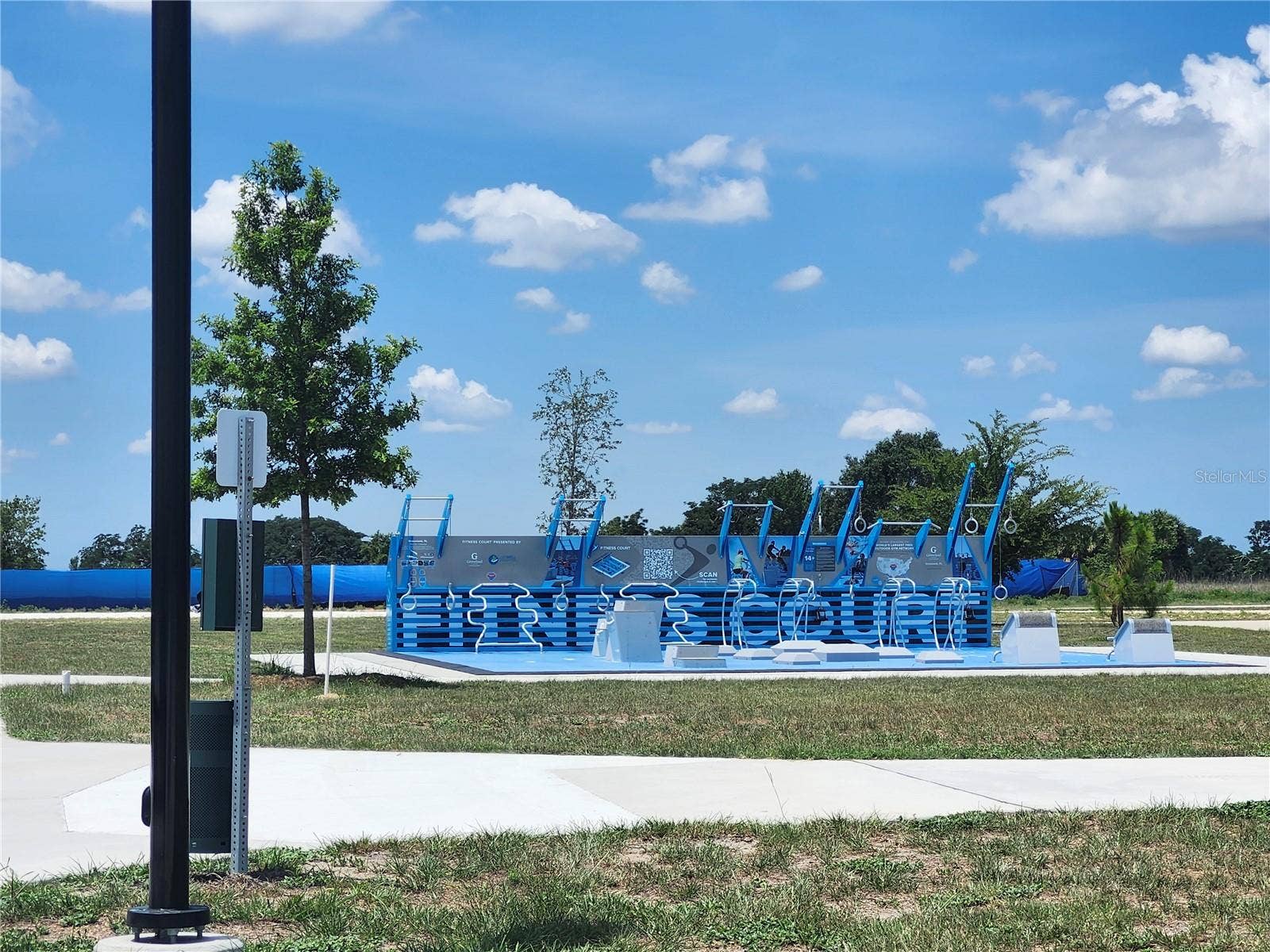 Fit ness area in park