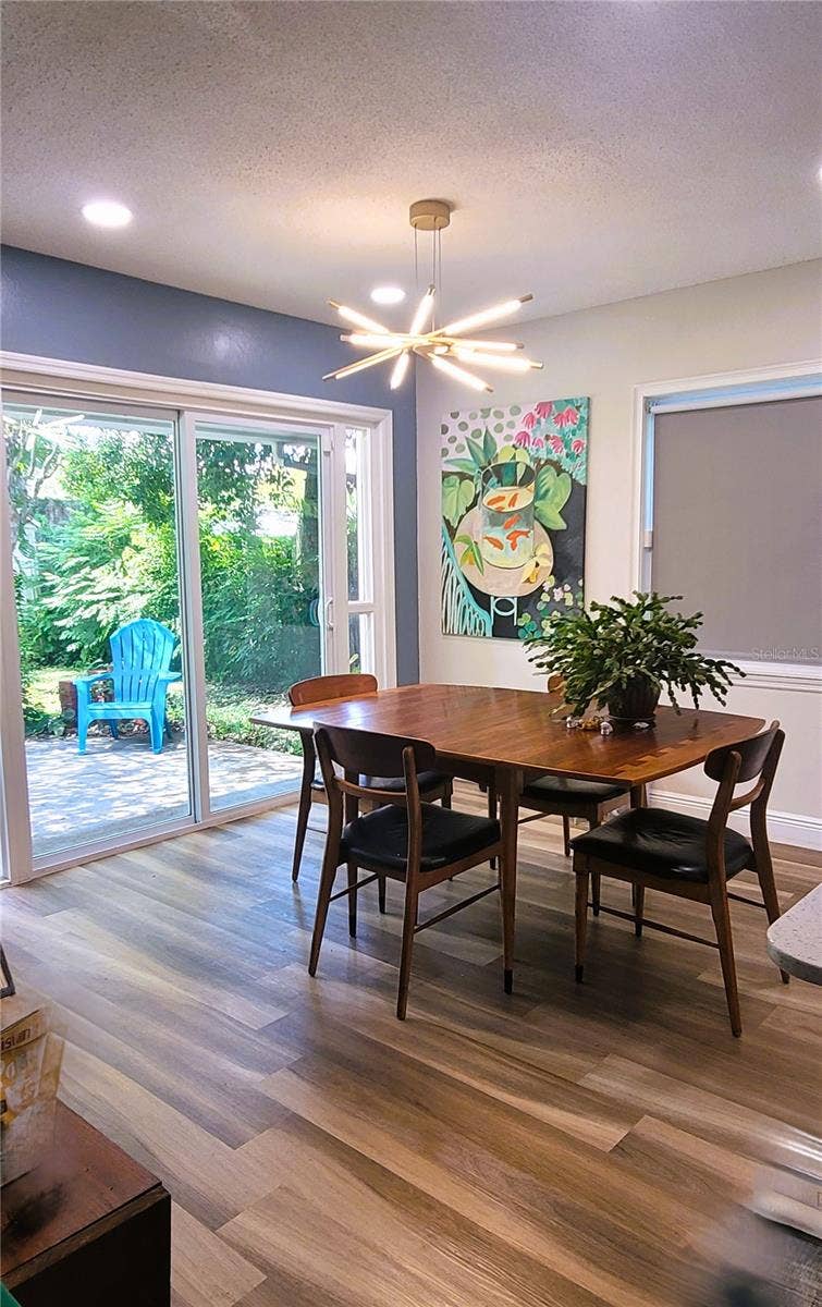 2732 WALNUT STREET, Orlando, FL 32806 Ample Dining Room space and sliders to your private fenced back yard
