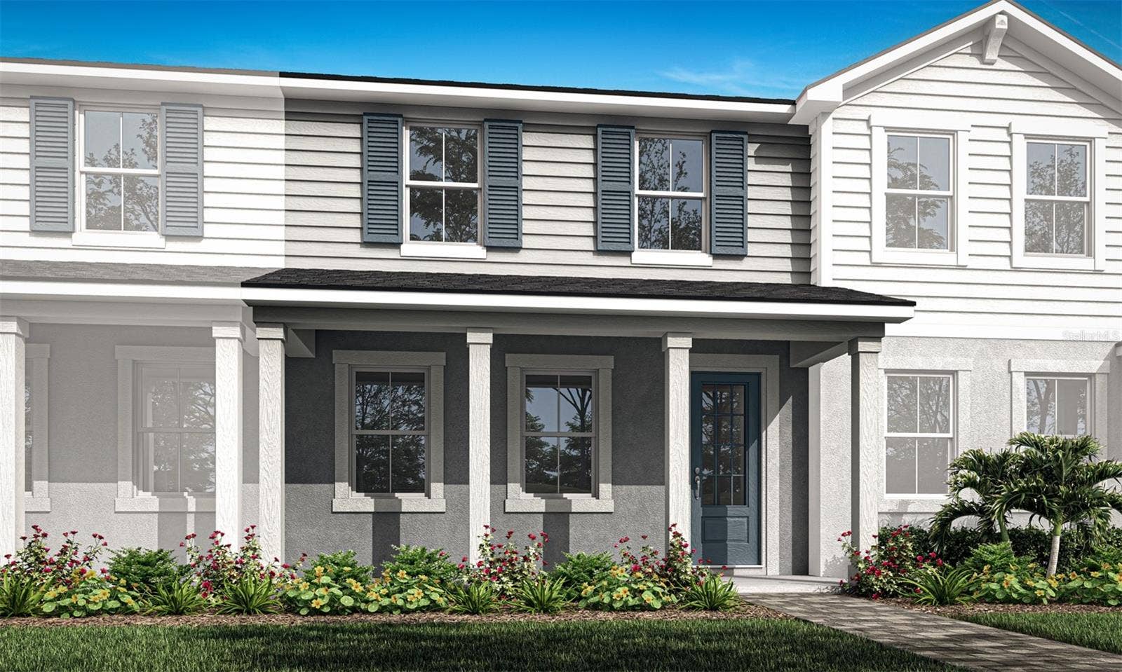 Meadowlark Landing - Aurora Floorplan - Low Country Elevation - Architect's Rendering