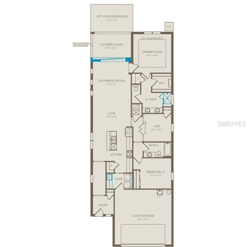 6764 SUNRISE COVE DRIVE, Clermont, FL 34714 Floor Plan - Floor One
